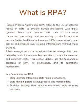 AI Automation: How RPA Transforms Workflows | PDF