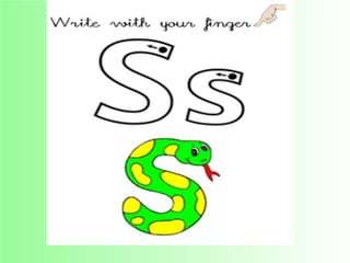 Flashcards and posters S s