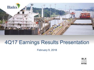 4Q17 Earnings Results Presentation
February 9, 2018
 