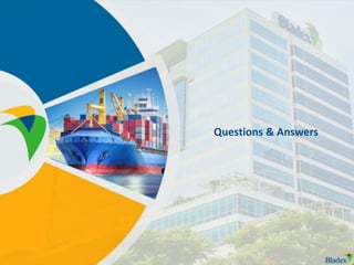 12
“We believe that our 40-year experience in the Region, including several negative credit cycles,
and our good understanding of the impacts and macroeconomic dynamics in every country, play
to our advantage. We are committed to continue to support our clients, for whom we have been
long-standing allies.”
-Jorge Salas, CEO
Questions & Answers
 