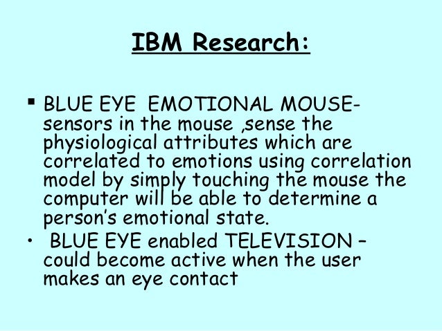 Blue Eyes Technology - Human Operator Monitoring System