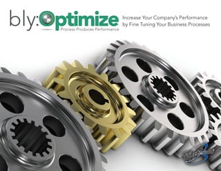 Increase Your Company’s Performance
by Fine Tuning Your Business Processes
 