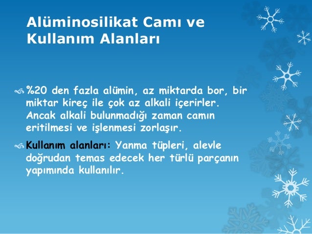 Yapi Malzemeleri Cam