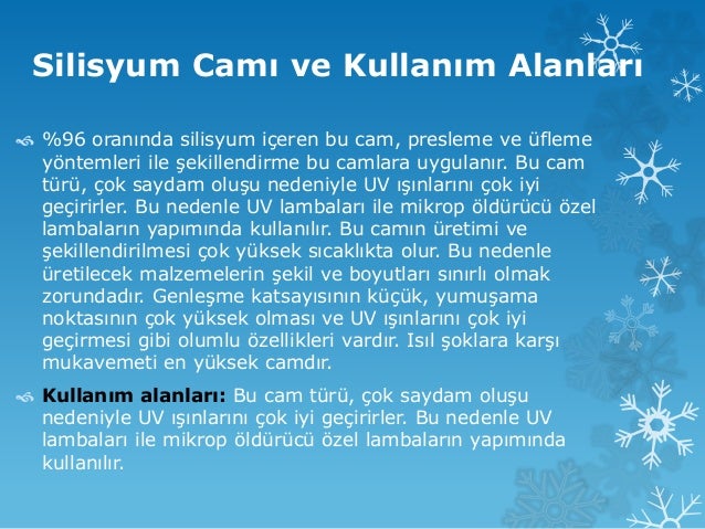 Yapi Malzemeleri Cam
