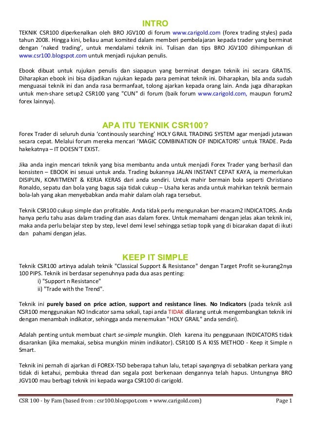 Csr 100 forex