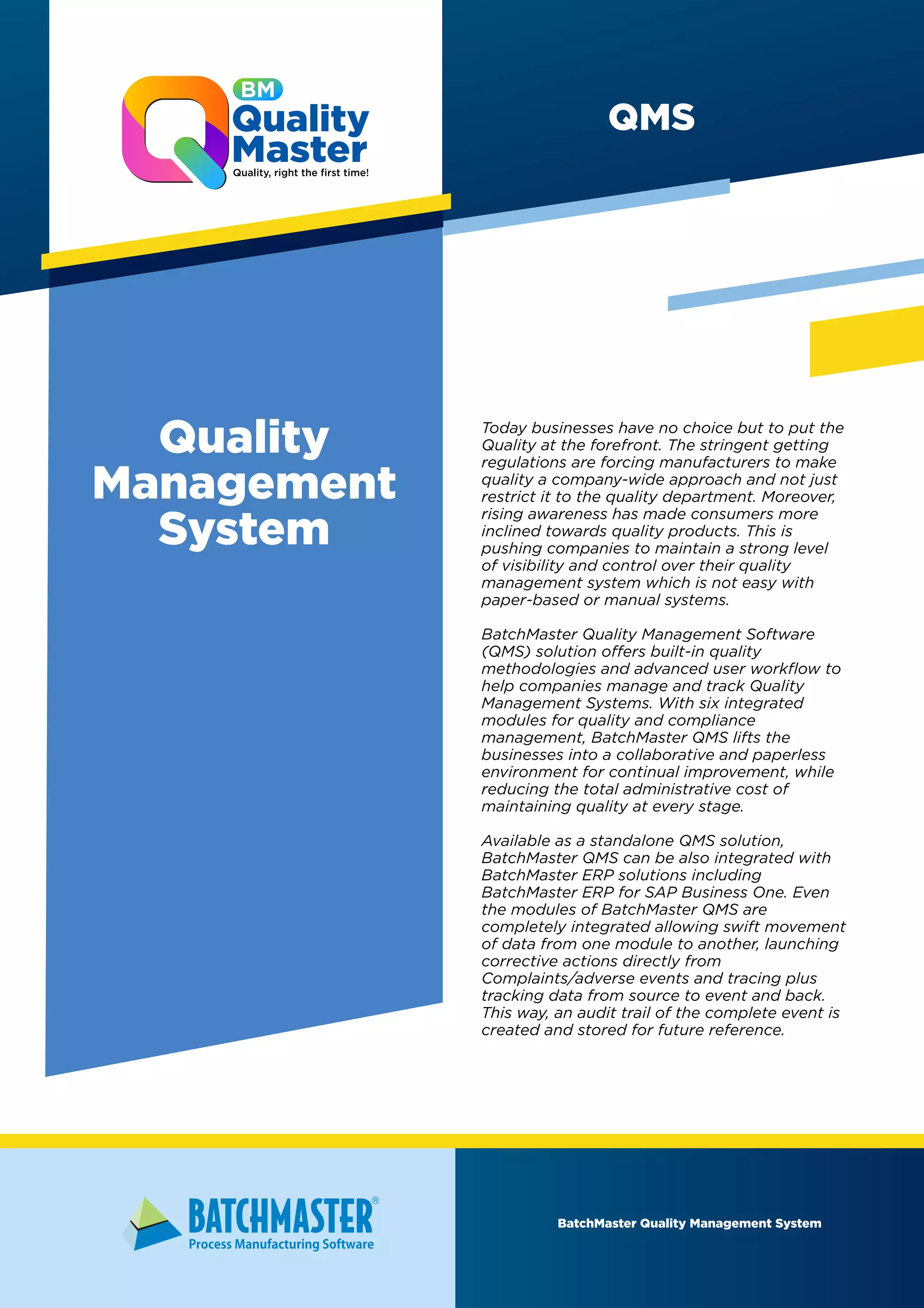Qms Systems Software: Qms Definition – SZOTP