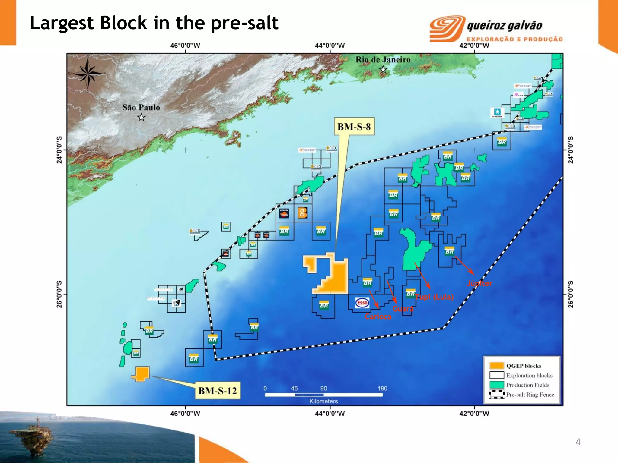 Largest Block in the pre-salt




                                                                Júpiter
                                                  Tupi (Lula)
                                          Guará
                                Carioca




                                                                          4
 