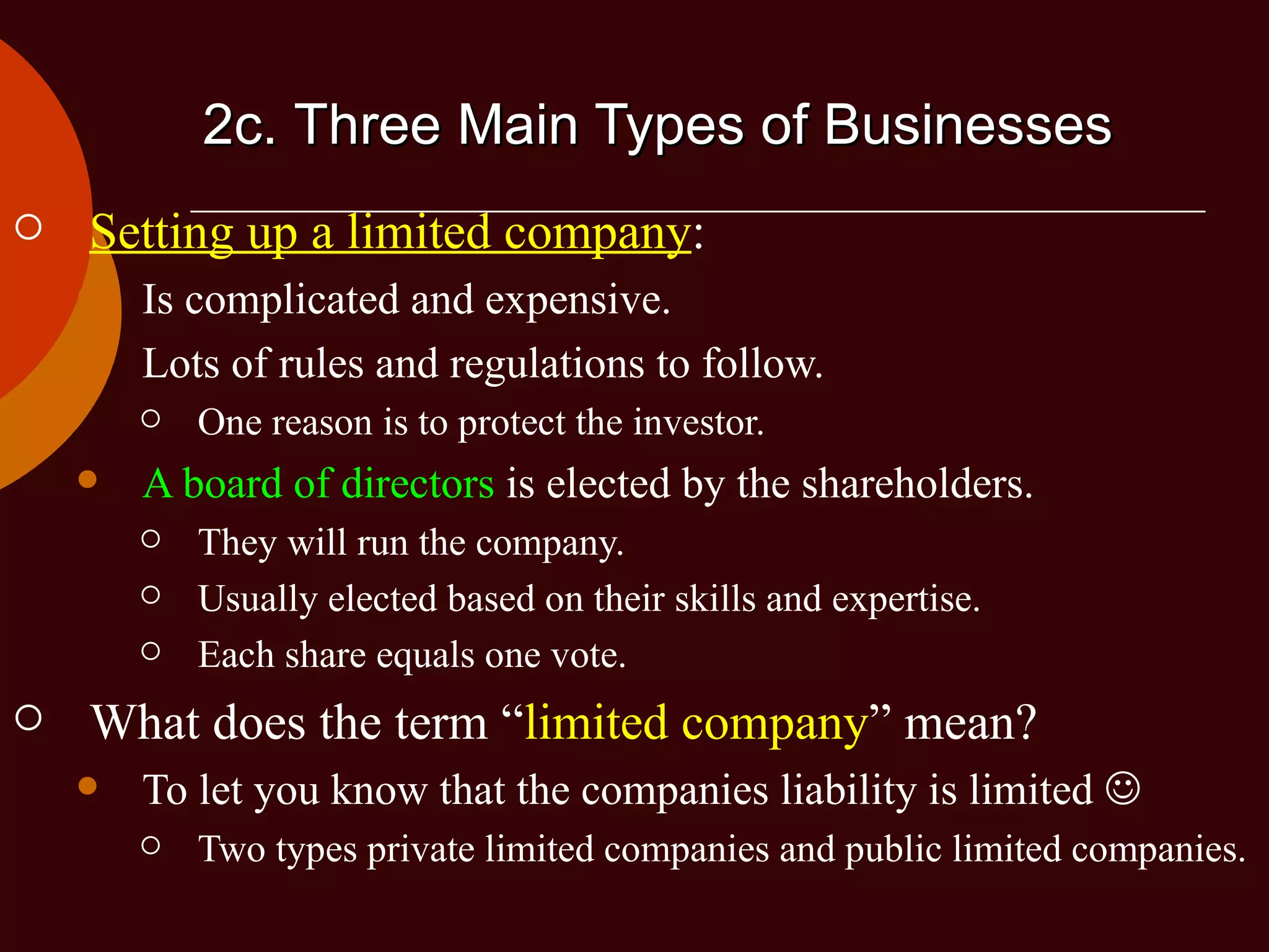Bm 1.2 Types Of Organizations | PPT
