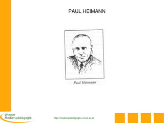 PAUL HEIMANN




http://medienpaedagogik.univie.ac.at
 