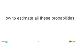 How to estimate all these probabilities
36
 