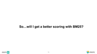 So…will I get a better scoring with BM25?
76
 