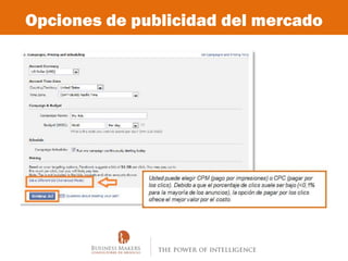 Opciones de publicidad del mercado
 