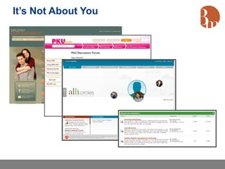 It’s Not About You
 