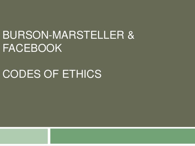Burson-Marsteller and Facebook: A Public Relations Ethics ...