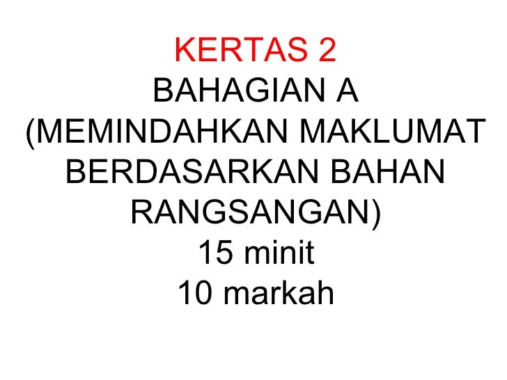 Contoh Soalan Peperiksaan Hubungan Etnik Oum - Contoh Kri