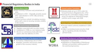 Effect of FMC-SEBI Merger in India | PDF