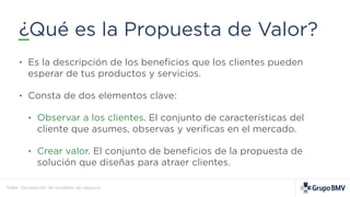 Taller de generación de modelos de negocio con Business Model Canvas | PDF