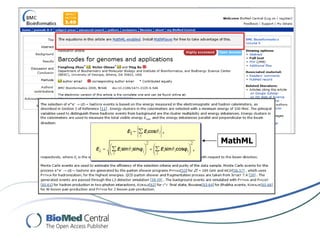 Final product




                MathML
 