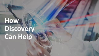 How
Discovery
Can Help
 