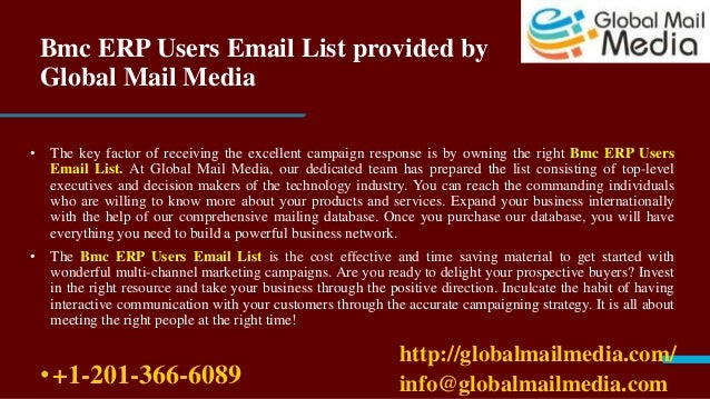 Bmc Erp Users Email List Bmc Erp Users Email List