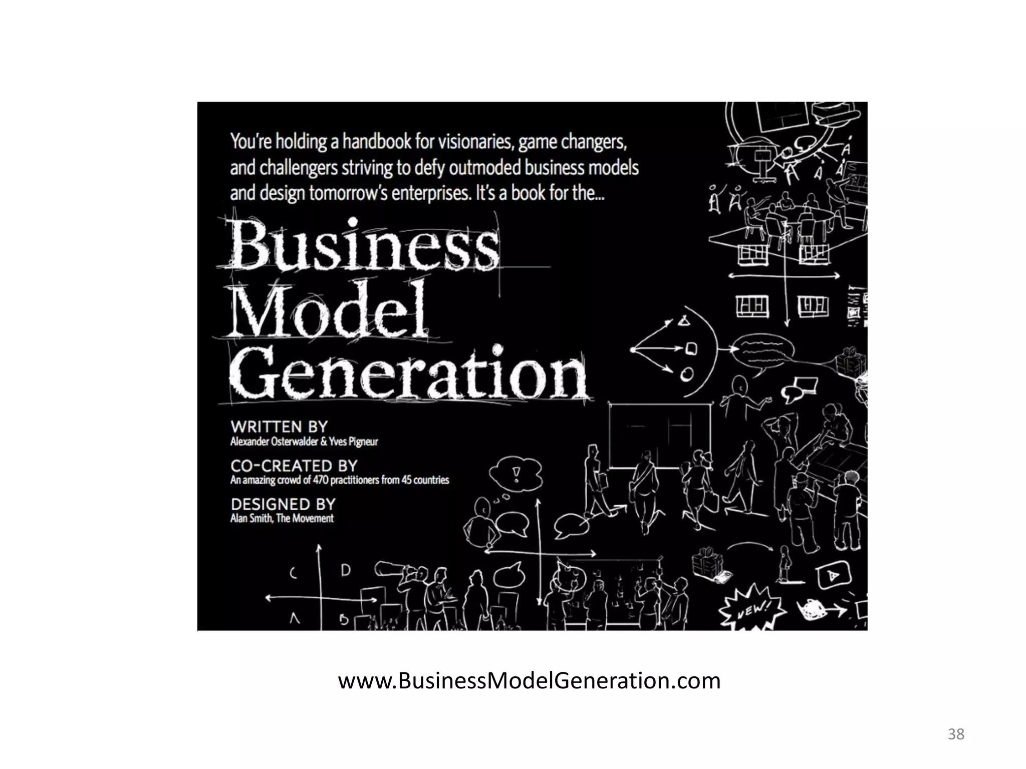 www.BusinessModelGeneration.com
38
 