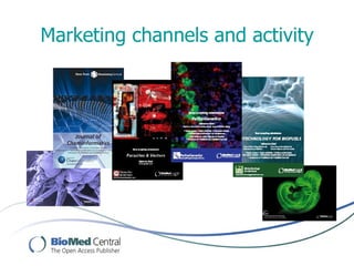 Marketing channels and activity
 