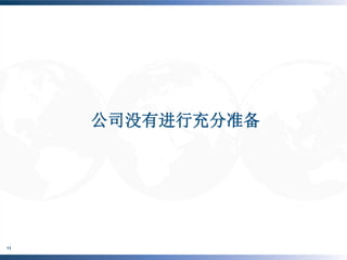 公司没有进行充分准备




     ©BURSON-MARSTELLER , LLC | ©PENN, SCHOEN & BERLAND
13
     ASSOCIATES
 