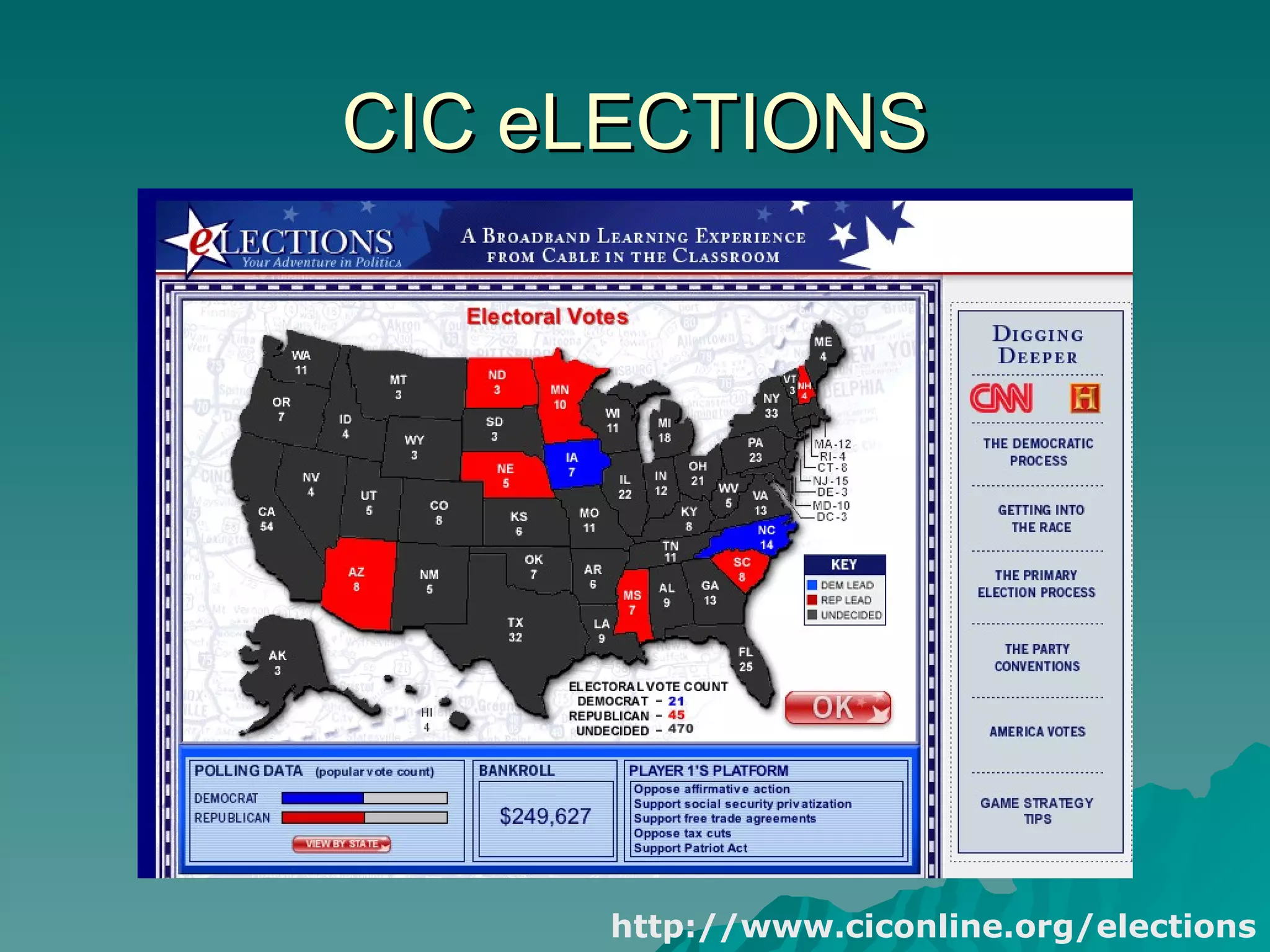 CIC eLECTIONS http://www.ciconline.org/elections 