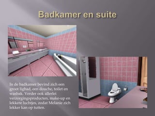 1everdiepingWe zijn nu op de 1e verdieping. Hier bevinden zich de slaap-/logeer kamers en de sportruimte.