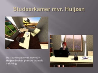 Badkamer en suiteIn de badkamer bevind zich een groot ligbad, een douche, toilet en wasbak. Verder ook allerlei verzorgingsproducten, make-up en lekkere luchtjes, zodat meneer en mevrouw Huijzen optimaal voor de dag kunnen komen!
