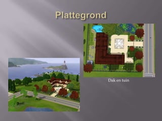 PlattegrondDak en tuin