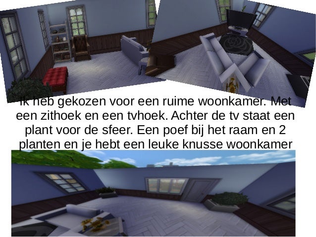 Bmd sims 4 opdr 2 Zithoek raam woonkamer