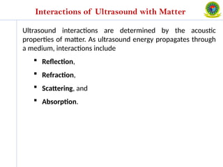 BME-Ultrasound imaging-medical imaging in BME | PPTX