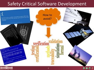 Software Development for Safety Critical Systems | PPTX