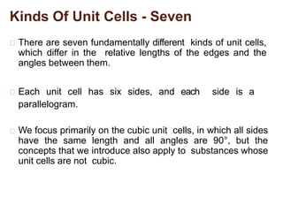 Unit Cells Math BME 303 - Lesson 2 - Structure of Solids.pptx