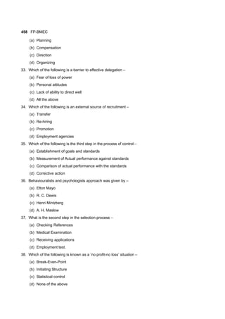 CS Foundation- Business Management, Ethics and Communication