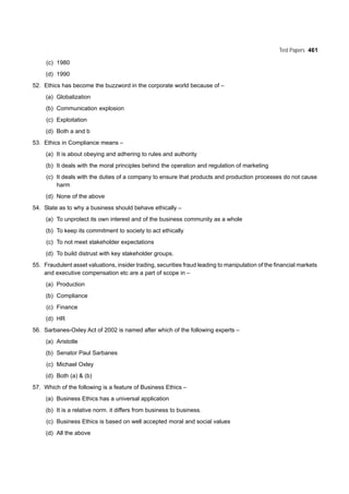 CS Foundation- Business Management, Ethics and Communication