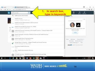 14
1. In search box,
type in keywords
 