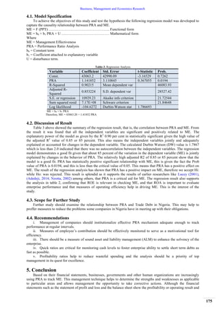 Performance Ratio Analysis and Management Effectiveness | PDF