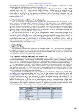 The Challenges of Micro and Small Enterprises in the Case of Jimma ...