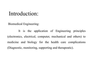 Comprehensive Overview of Biomedical Engineering and Instrumentation ...