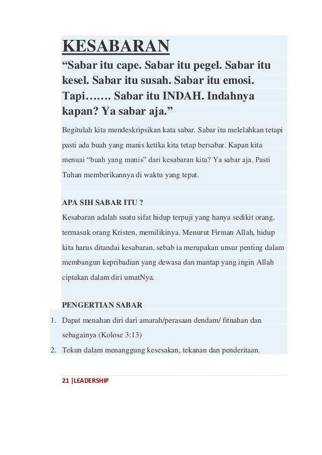 Bmf 49 kesabaran Bmf 49 kesabaran