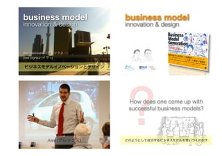 business model
innovation & design



alex osterwalder (アレックス・)
yves pigneur (イヴ・)

ビジネスモデルイノベーションとデザイン
 