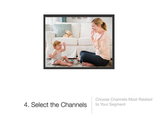 4. Select the Channels Choose Channels Most Related 
to Your Segment 
 