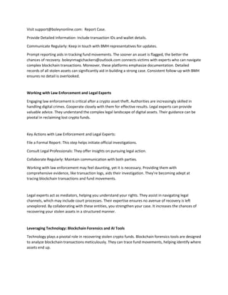 Top Best Recovery Company Helping Victims Recover Lost Crypto Assets ...