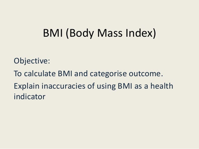 Bmi Body Mass Index