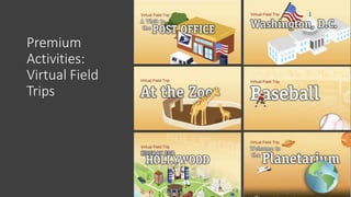 Premium
Activities:
Virtual Field
Trips
 