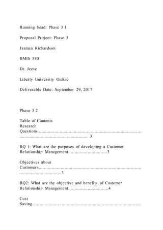 BMIS 580COURSE PROJECT PHASE 3 PROJECT CHARTER TEMPLATE | DOCX