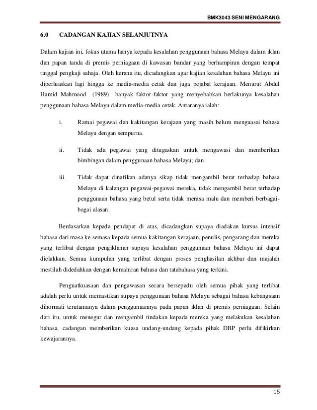 Bmk 3043 Tugasan 2 Kesalahan Bahasa
