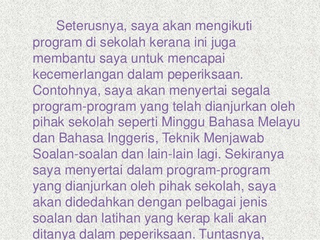 Perancangan Untuk Berjaya Dalam Peperiksaan